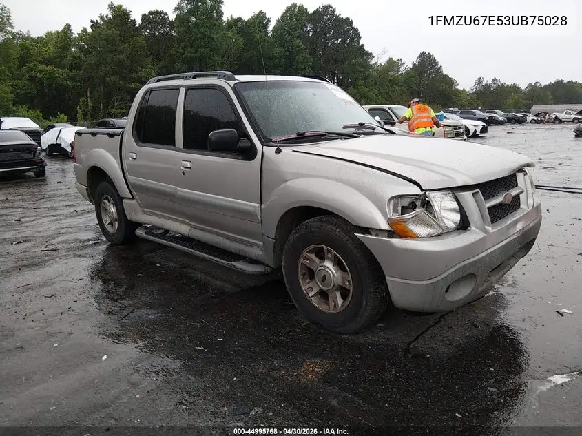 2003 Ford Explorer Sport Trac Xls/Xlt VIN: 1FMZU67E53UB75028 Lot: 44995768