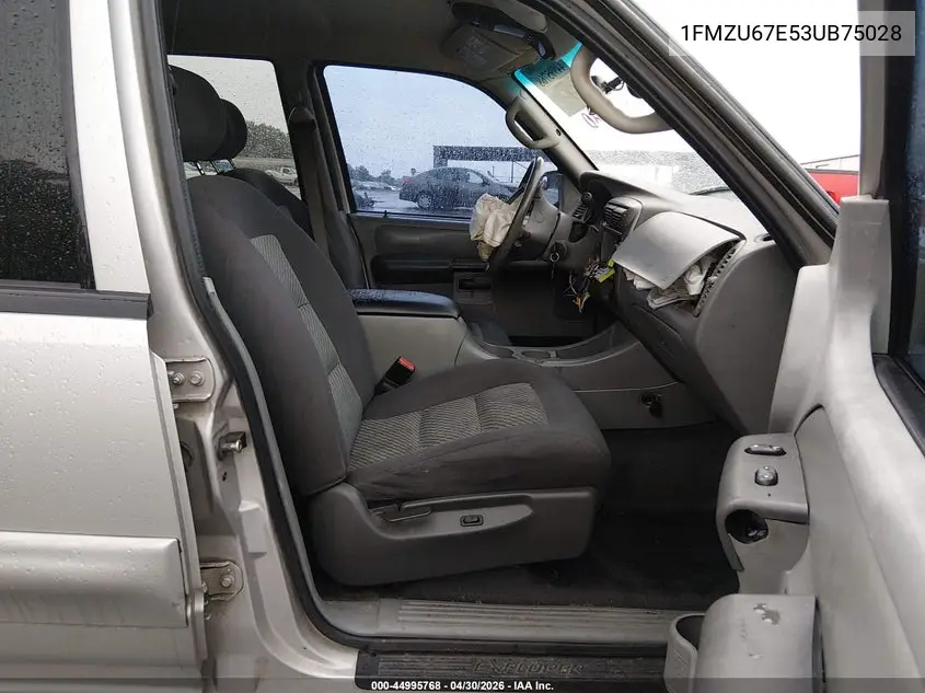 2003 Ford Explorer Sport Trac Xls/Xlt VIN: 1FMZU67E53UB75028 Lot: 44995768