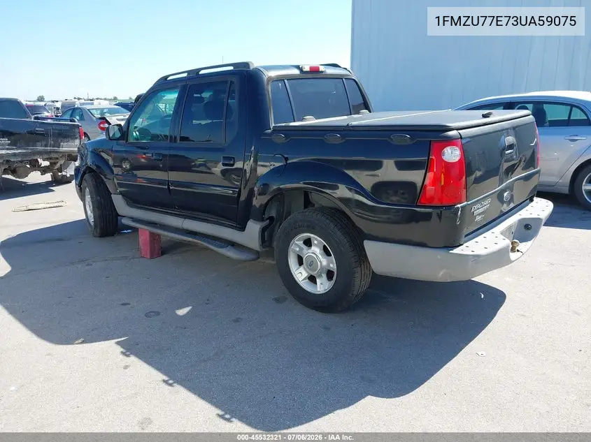 2003 Ford Explorer Sport Trac Xls/Xlt VIN: 1FMZU77E73UA59075 Lot: 45532321