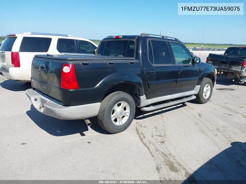 2003 Ford Explorer Sport Trac Xls/Xlt VIN: 1FMZU77E73UA59075 Lot: 45532321