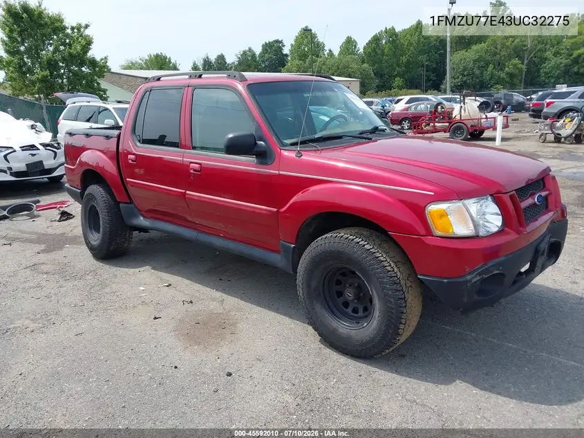 2003 Ford Explorer Sport Trac Xls/Xlt VIN: 1FMZU77E43UC32275 Lot: 45592010