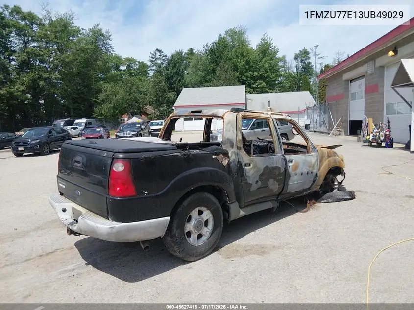 2003 Ford Explorer Sport Trac Xls/Xlt VIN: 1FMZU77E13UB49029 Lot: 45627416