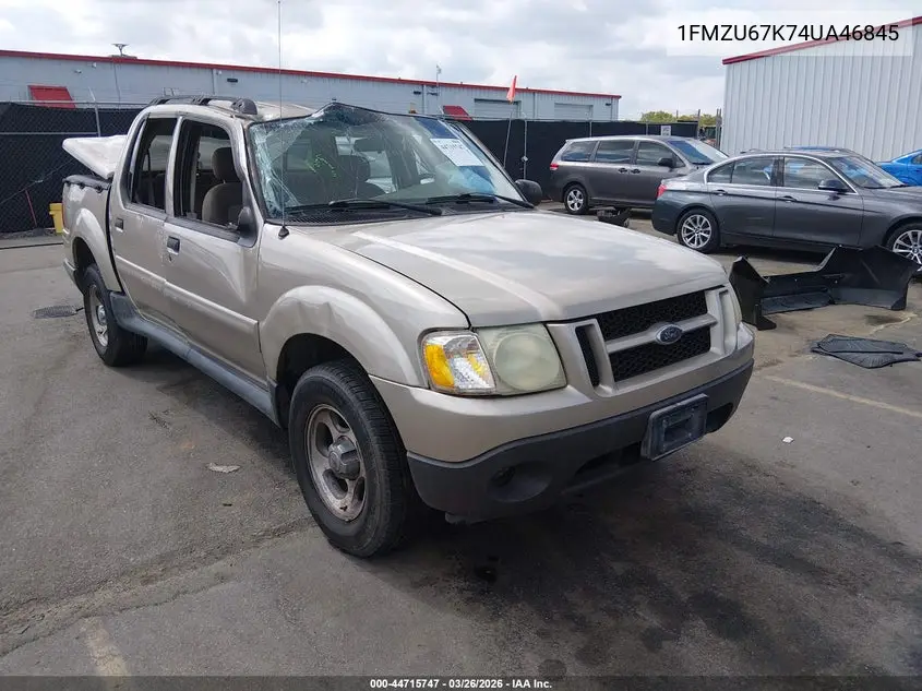 2004 Ford Explorer Sport Trac VIN: 1FMZU67K74UA46845 Lot: 44715747
