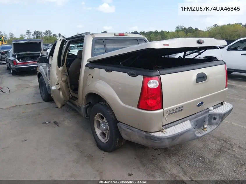2004 Ford Explorer Sport Trac VIN: 1FMZU67K74UA46845 Lot: 44715747