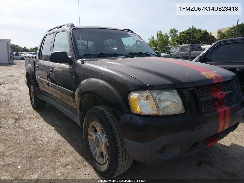 2004 Ford Explorer Sport Trac Adrenalin/Xls/Xlt VIN: 1FMZU67K14UB23418 Lot: 45021503