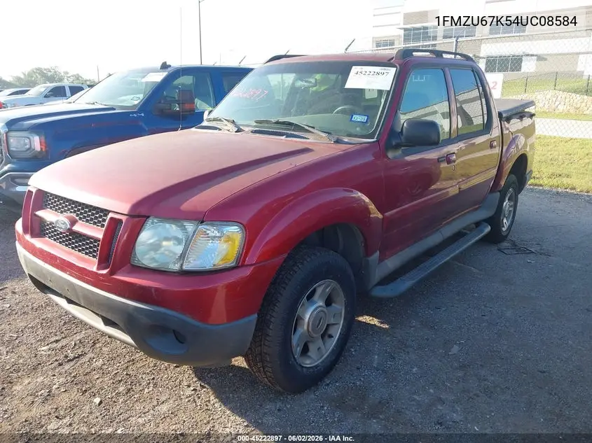 2004 Ford Explorer Sport Trac Adrenalin/Xls/Xlt VIN: 1FMZU67K54UC08584 Lot: 45222897