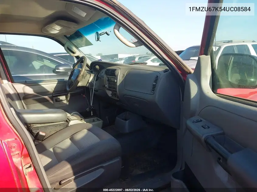 2004 Ford Explorer Sport Trac Adrenalin/Xls/Xlt VIN: 1FMZU67K54UC08584 Lot: 45222897
