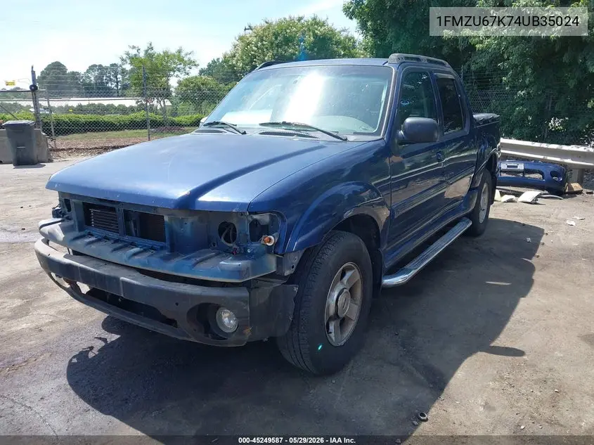 2004 Ford Explorer Sport Trac Adrenalin/Xls/Xlt VIN: 1FMZU67K74UB35024 Lot: 45249587