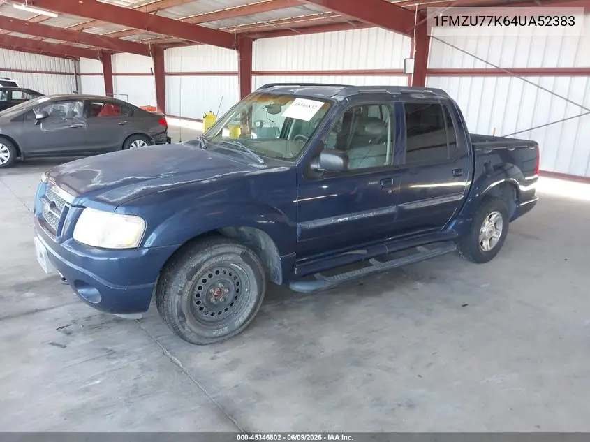 2004 Ford Explorer Sport Trac Adrenalin/Xls/Xlt VIN: 1FMZU77K64UA52383 Lot: 45346802