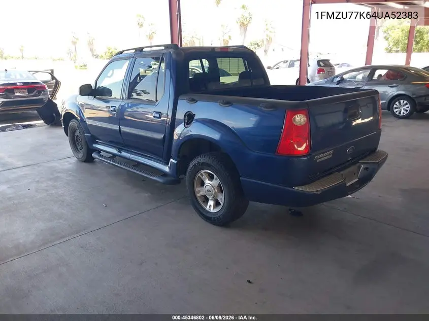 2004 Ford Explorer Sport Trac Adrenalin/Xls/Xlt VIN: 1FMZU77K64UA52383 Lot: 45346802