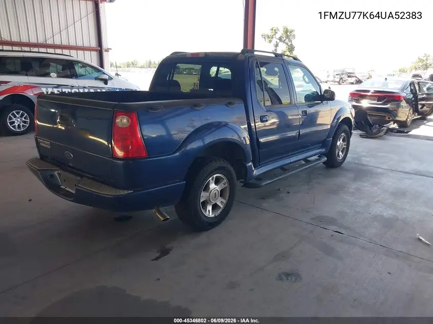 2004 Ford Explorer Sport Trac Adrenalin/Xls/Xlt VIN: 1FMZU77K64UA52383 Lot: 45346802