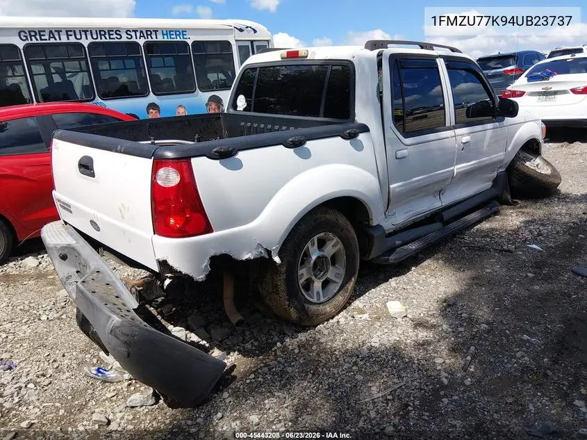 2004 Ford Explorer Sport Trac Adrenalin/Xls/Xlt VIN: 1FMZU77K94UB23737 Lot: 45443208