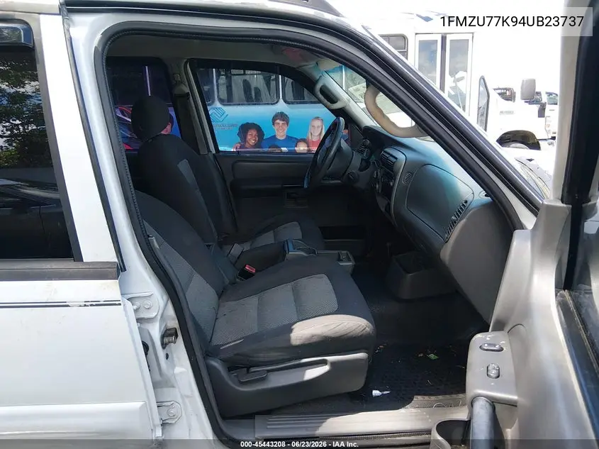 2004 Ford Explorer Sport Trac Adrenalin/Xls/Xlt VIN: 1FMZU77K94UB23737 Lot: 45443208