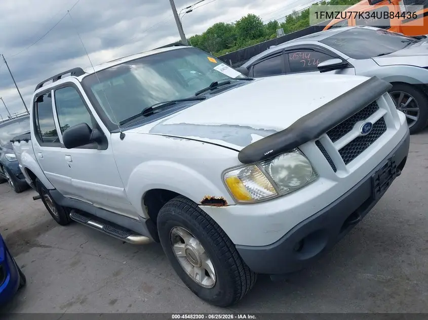 2004 Ford Explorer Sport Trac Adrenalin/Xls/Xlt VIN: 1FMZU77K34UB84436 Lot: 45482300