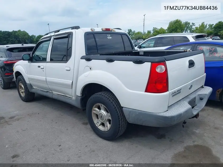 2004 Ford Explorer Sport Trac Adrenalin/Xls/Xlt VIN: 1FMZU77K34UB84436 Lot: 45482300