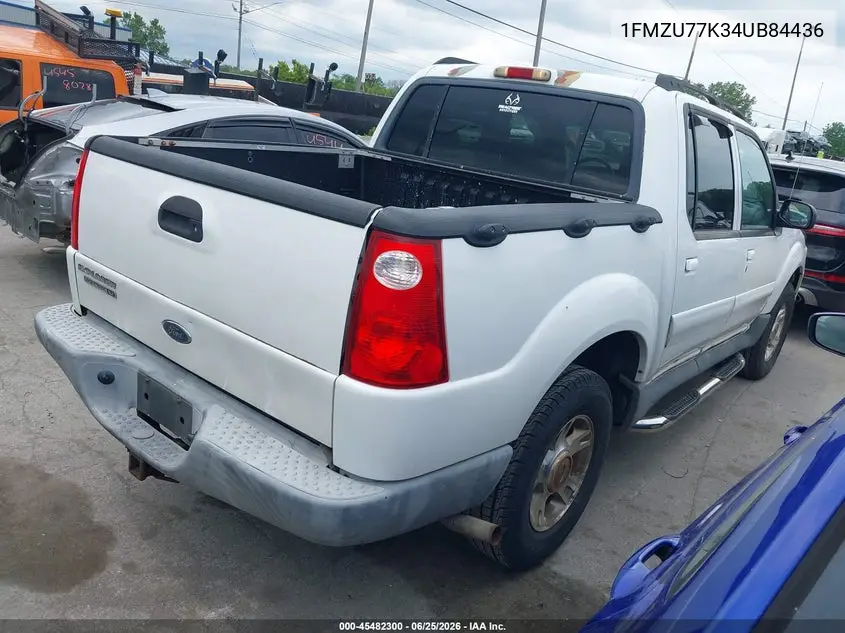 2004 Ford Explorer Sport Trac Adrenalin/Xls/Xlt VIN: 1FMZU77K34UB84436 Lot: 45482300
