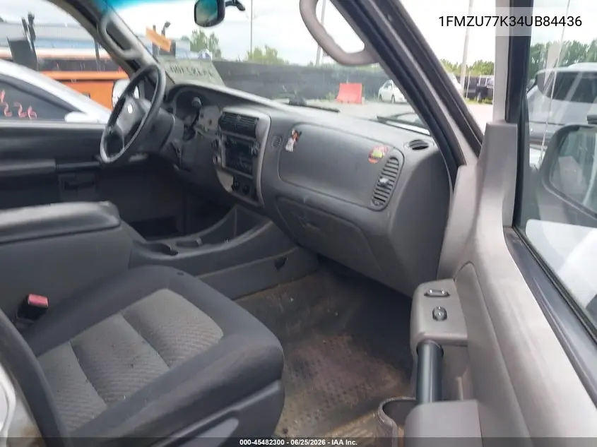 2004 Ford Explorer Sport Trac Adrenalin/Xls/Xlt VIN: 1FMZU77K34UB84436 Lot: 45482300