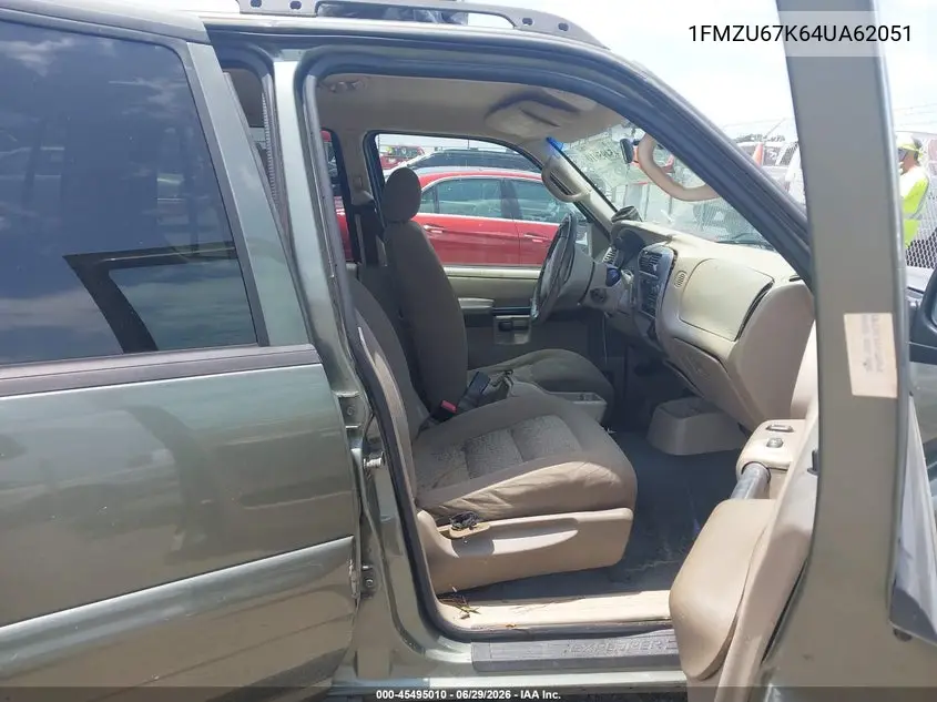 2004 Ford Explorer Sport Trac Adrenalin/Xls/Xlt VIN: 1FMZU67K64UA62051 Lot: 45495010