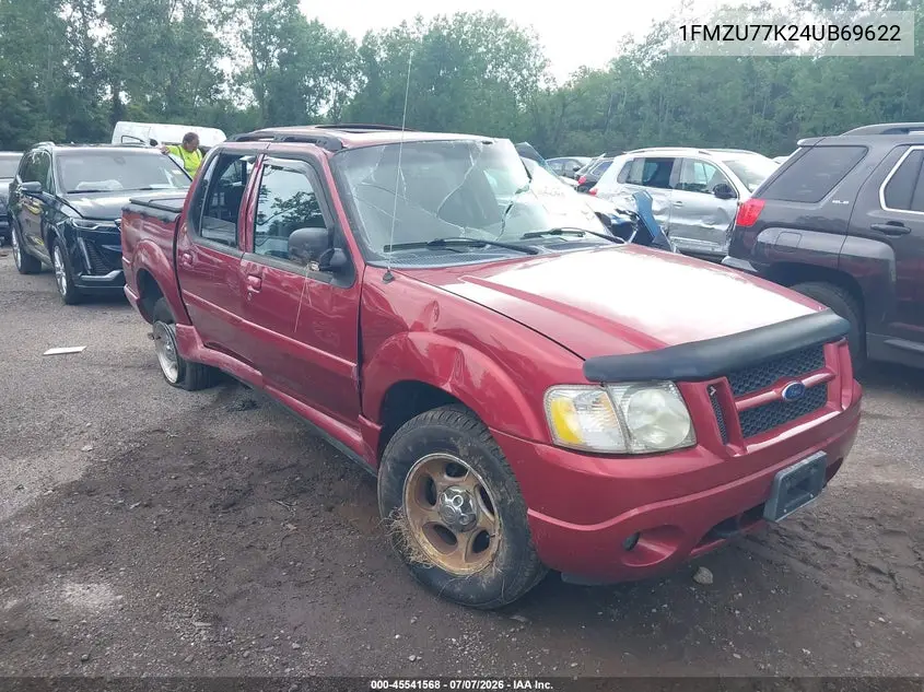 2004 Ford Explorer Sport Trac Adrenalin/Xls/Xlt VIN: 1FMZU77K24UB69622 Lot: 45541568