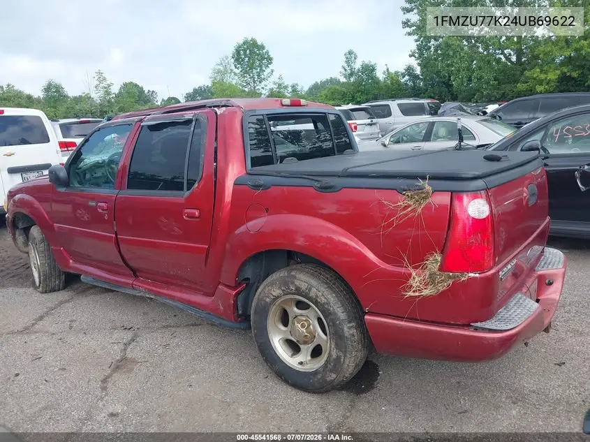 2004 Ford Explorer Sport Trac Adrenalin/Xls/Xlt VIN: 1FMZU77K24UB69622 Lot: 45541568