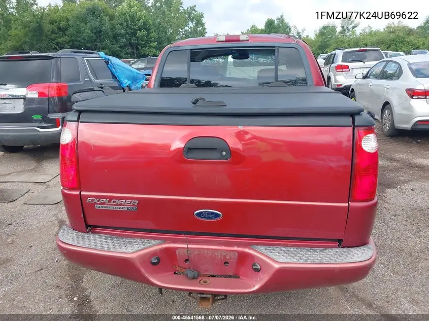 2004 Ford Explorer Sport Trac Adrenalin/Xls/Xlt VIN: 1FMZU77K24UB69622 Lot: 45541568