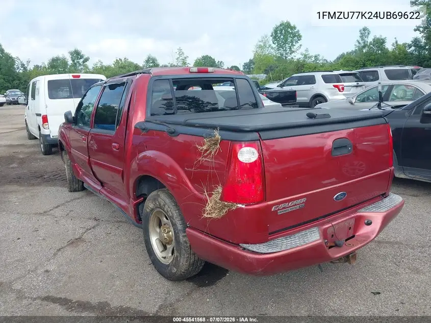 2004 Ford Explorer Sport Trac Adrenalin/Xls/Xlt VIN: 1FMZU77K24UB69622 Lot: 45541568