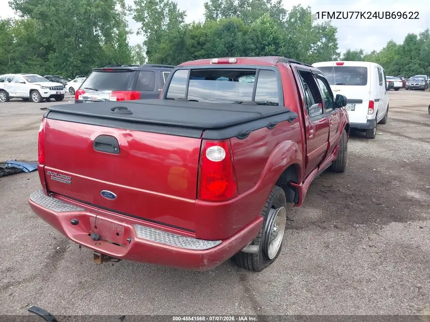 2004 Ford Explorer Sport Trac Adrenalin/Xls/Xlt VIN: 1FMZU77K24UB69622 Lot: 45541568