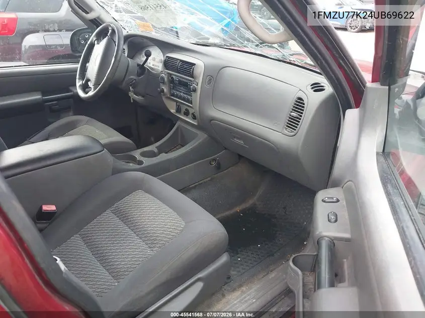 2004 Ford Explorer Sport Trac Adrenalin/Xls/Xlt VIN: 1FMZU77K24UB69622 Lot: 45541568