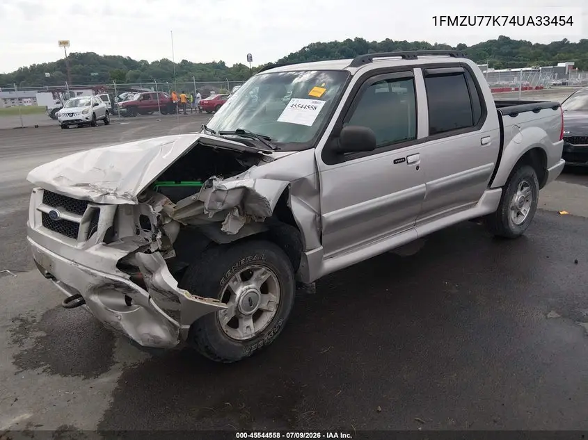 2004 Ford Explorer Sport Trac Adrenalin/Xls/Xlt VIN: 1FMZU77K74UA33454 Lot: 45544558