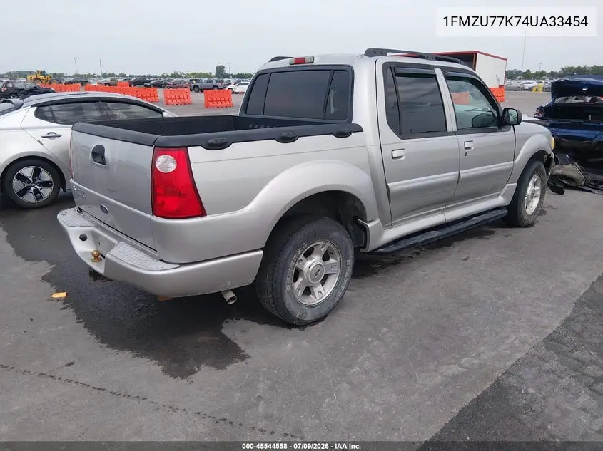 2004 Ford Explorer Sport Trac Adrenalin/Xls/Xlt VIN: 1FMZU77K74UA33454 Lot: 45544558