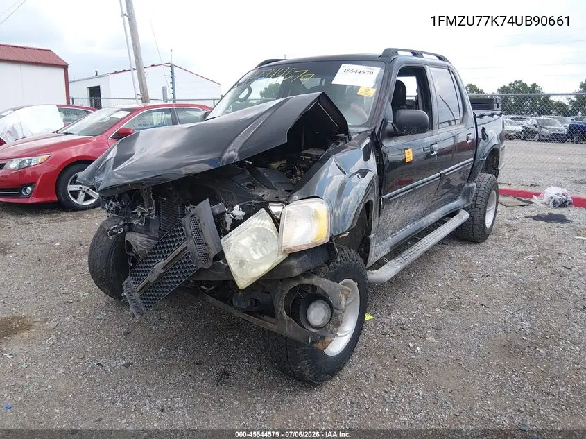 2004 Ford Explorer Sport Trac Adrenalin/Xls/Xlt VIN: 1FMZU77K74UB90661 Lot: 45544579