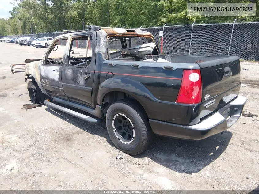 2004 Ford Explorer Sport Trac Adrenalin/Xls/Xlt VIN: 1FMZU67K54UA96823 Lot: 45603150