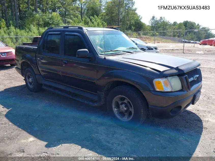 2005 Ford Explorer Sport Trac Adrenalin/Xls/Xlt VIN: 1FMZU67KX5UA53483 Lot: 40074711