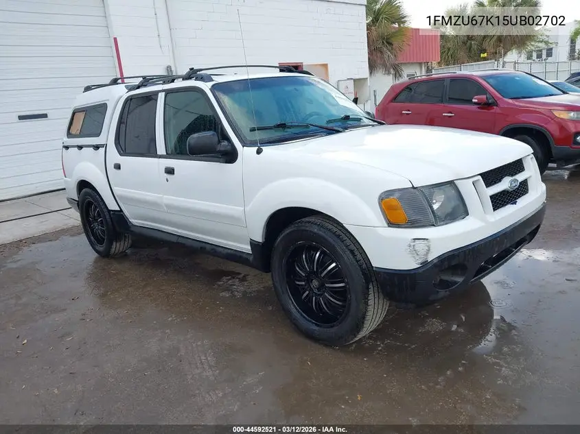 2005 Ford Explorer Sport Trac Adrenalin/Xls/Xlt VIN: 1FMZU67K15UB02702 Lot: 44592521