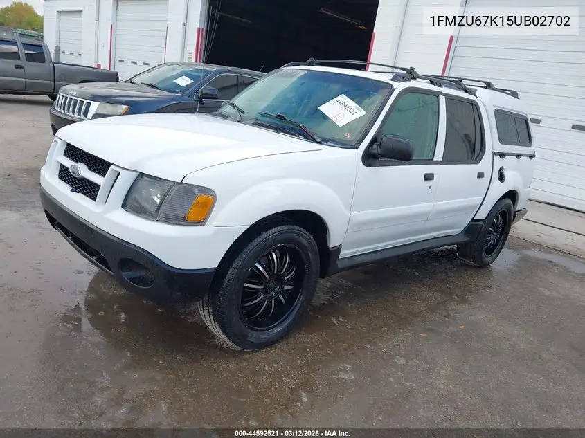 2005 Ford Explorer Sport Trac Adrenalin/Xls/Xlt VIN: 1FMZU67K15UB02702 Lot: 44592521
