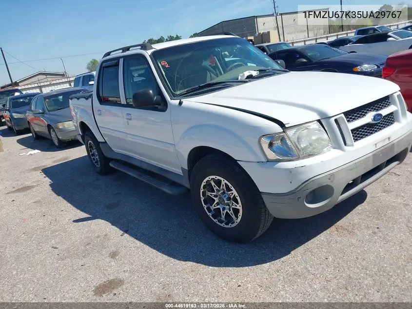 2005 Ford Explorer Sport Trac Adrenalin/Xls/Xlt VIN: 1FMZU67K35UA29767 Lot: 44619163