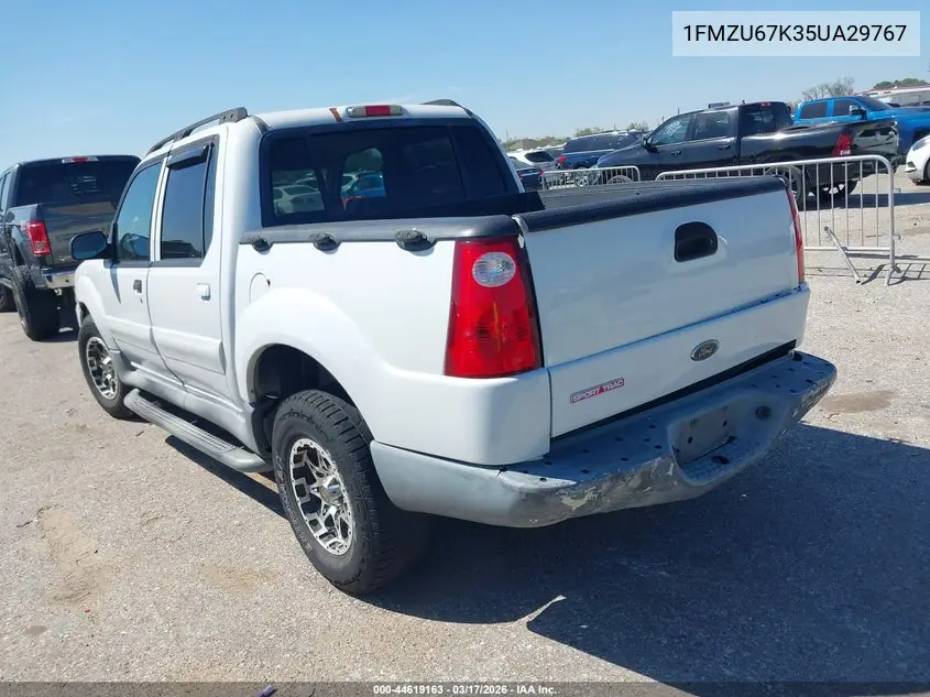 2005 Ford Explorer Sport Trac Adrenalin/Xls/Xlt VIN: 1FMZU67K35UA29767 Lot: 44619163