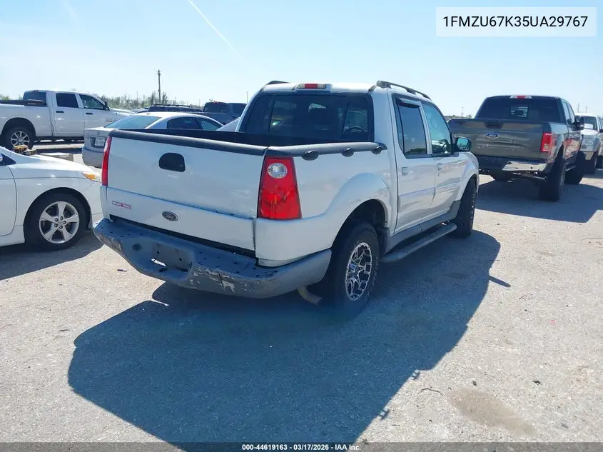2005 Ford Explorer Sport Trac Adrenalin/Xls/Xlt VIN: 1FMZU67K35UA29767 Lot: 44619163
