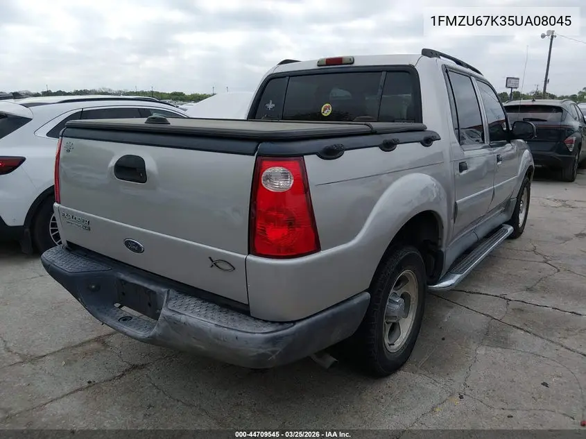 2005 Ford Explorer Sport Trac Adrenalin/Xls/Xlt VIN: 1FMZU67K35UA08045 Lot: 44709545