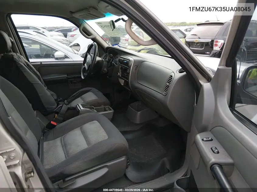 2005 Ford Explorer Sport Trac Adrenalin/Xls/Xlt VIN: 1FMZU67K35UA08045 Lot: 44709545