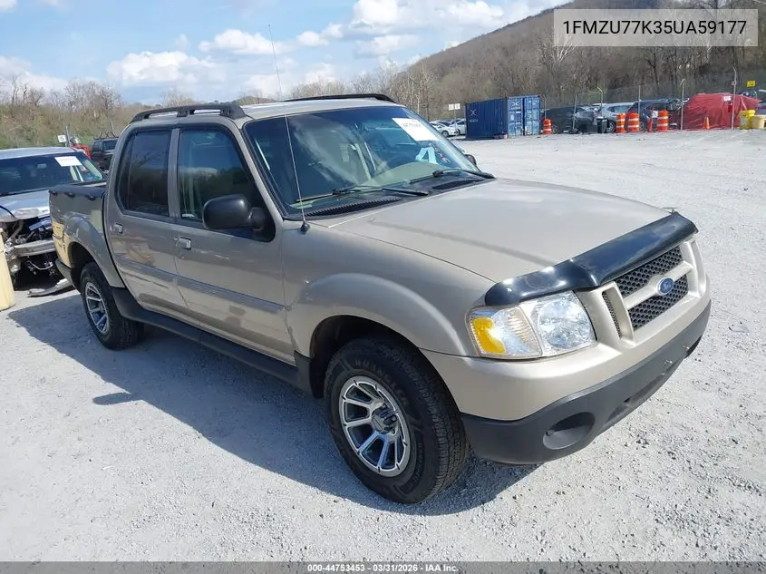 2005 Ford Explorer Sport Trac Adrenalin/Xls/Xlt VIN: 1FMZU77K35UA59177 Lot: 44753453