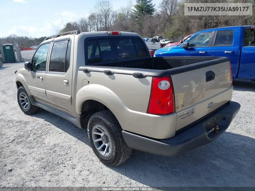 2005 Ford Explorer Sport Trac Adrenalin/Xls/Xlt VIN: 1FMZU77K35UA59177 Lot: 44753453