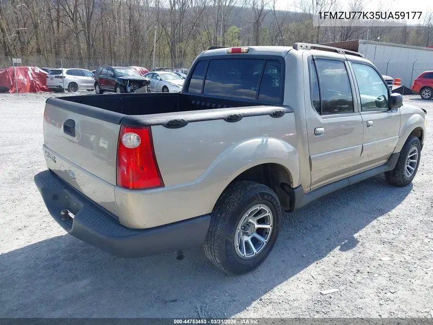 2005 Ford Explorer Sport Trac Adrenalin/Xls/Xlt VIN: 1FMZU77K35UA59177 Lot: 44753453