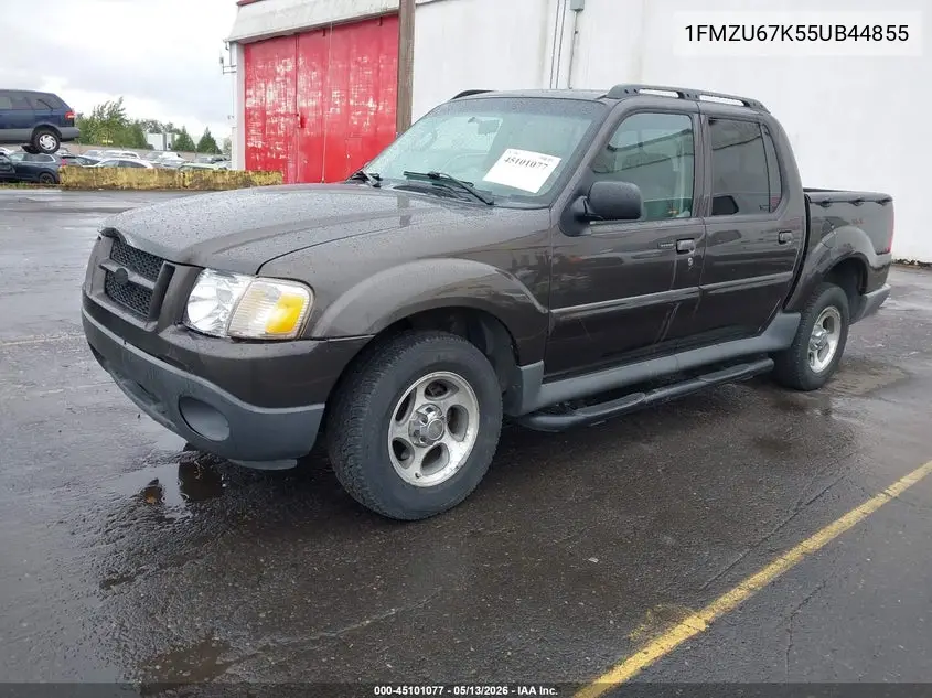 2005 Ford Explorer Sport Trac Adrenalin/Xls/Xlt VIN: 1FMZU67K55UB44855 Lot: 45101077