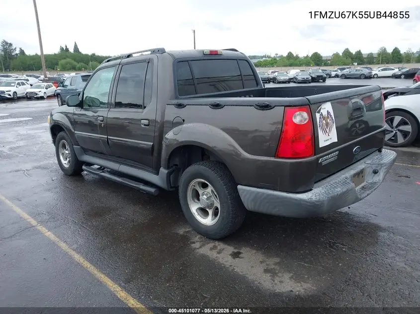 2005 Ford Explorer Sport Trac Adrenalin/Xls/Xlt VIN: 1FMZU67K55UB44855 Lot: 45101077