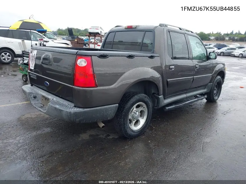 2005 Ford Explorer Sport Trac Adrenalin/Xls/Xlt VIN: 1FMZU67K55UB44855 Lot: 45101077