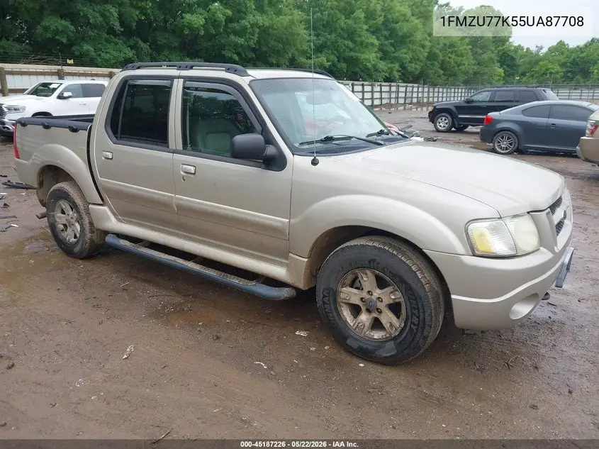 2005 Ford Explorer Sport Trac Adrenalin/Xls/Xlt VIN: 1FMZU77K55UA87708 Lot: 45187226