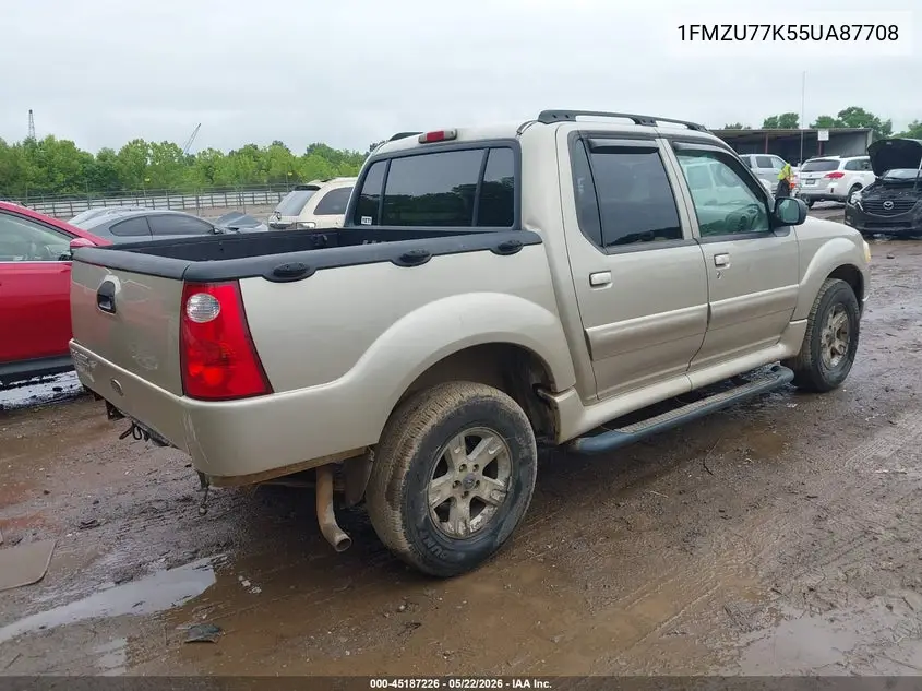 2005 Ford Explorer Sport Trac Adrenalin/Xls/Xlt VIN: 1FMZU77K55UA87708 Lot: 45187226