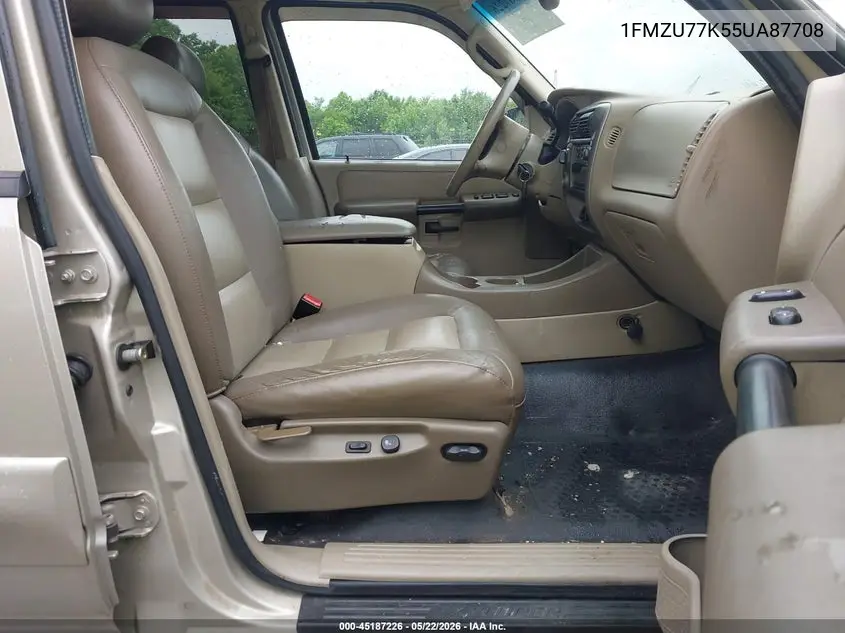 2005 Ford Explorer Sport Trac Adrenalin/Xls/Xlt VIN: 1FMZU77K55UA87708 Lot: 45187226