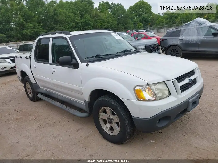 2005 Ford Explorer Sport Trac Adrenalin/Xls/Xlt VIN: 1FMZU67K75UA23728 Lot: 45198979